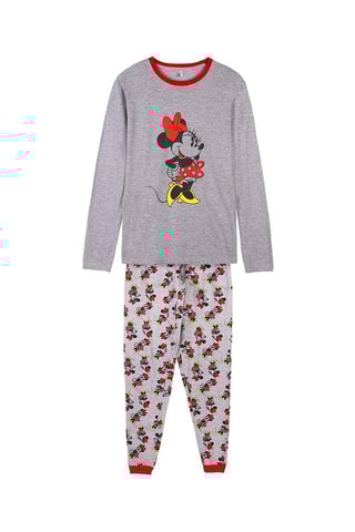 Pijama Minnie Disney Cinzento-claro mesclado