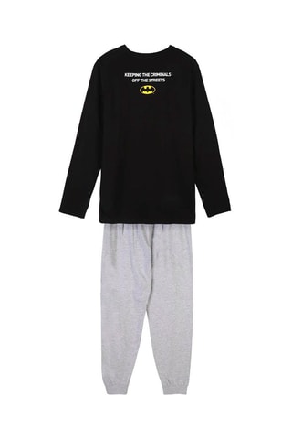 Pijama Batman A Liga da Justiça DC Comics - Preto e cinzento-claro mesclado