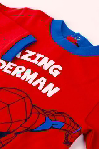 Pijama Homem-Aranha Os Vingadores Marvel - Vermelho e azul cobalto