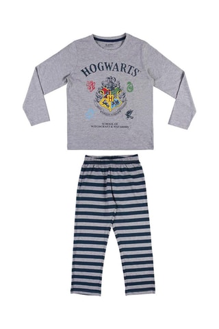Pijama Hogwarts Harry Potter Cinzento mesclado