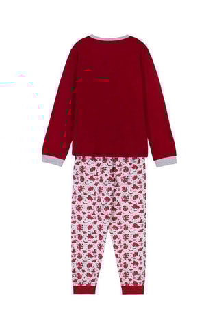 Pijama Harry Potter Bordô e cinzento-claro