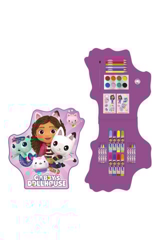 Maleta de colorir Gabby e a Casa Mágica - 27 peças