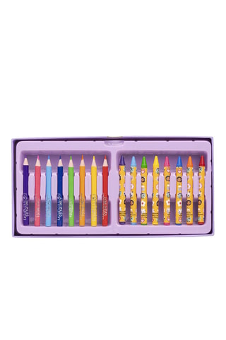 Mala de colorir Gabby e a Casa Mágica - 42 peças - Malva
