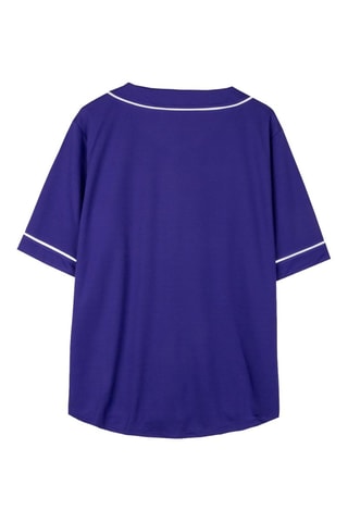 T-shirt de Baseball O Estranho Natal do Sr. Jack Disney - Malva