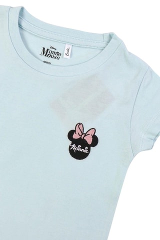 T-shirt Minnie Disney Azul-claro