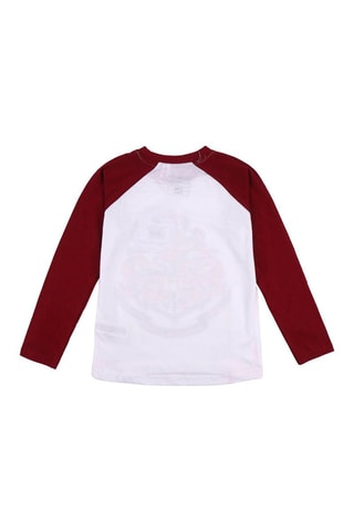 T-shirt Harry Potter Branco e bordô