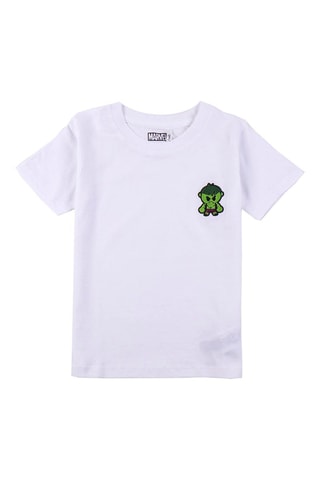T-shirt Hulk Os Vingadores Marvel Branco e verde