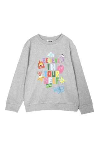 Sweat Divertida-Mente Disney Pixar - Cinzento-claro mesclado