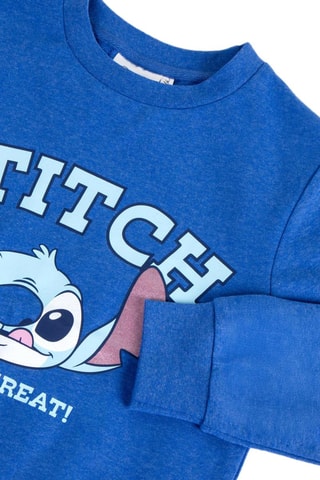 Sweat Stitch Lilo e Stitch Disney - Azul-escuro