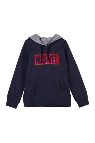Sweat com capuz Os Vingadores Marvel Azul-escuro mesclado