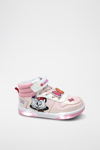 Sapatilhas subidas Minnie Disney - Rosa-maquilhagem