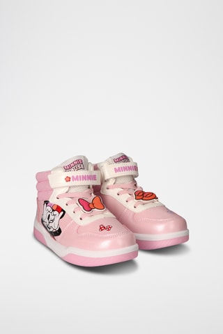 Sapatilhas subidas Minnie Disney - Rosa-maquilhagem
