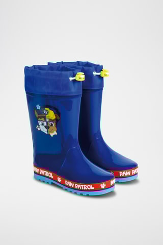 Galochas Rubble e Marshall Patrulha Pata - Azul-real