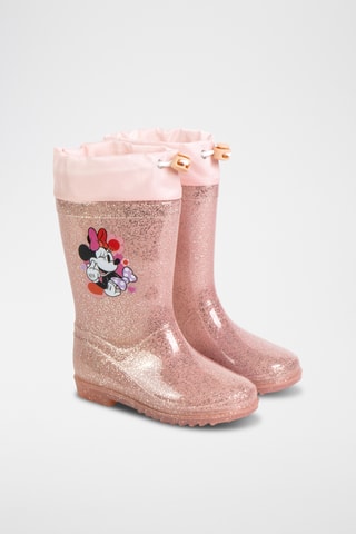 Galochas Minnie Disney - Rosa-maquilhagem