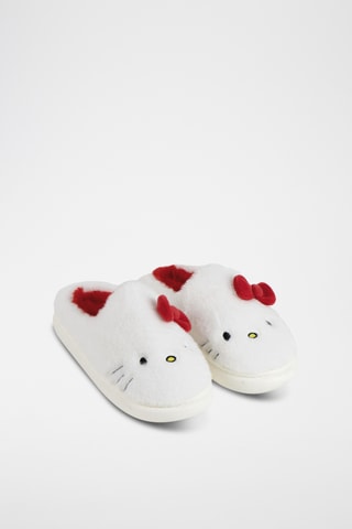 Pantufas Hello Kitty Sanrio - Branco