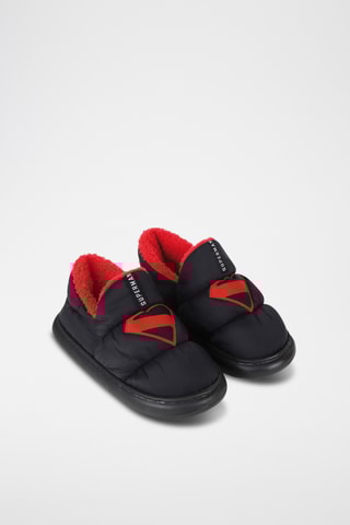 Slippers forradas Superman A Liga da Justiça DC Comics - Preto