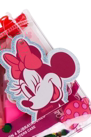 12 x 4 marcadores Minnie Disney - Tinta violeta, rosa e laranja