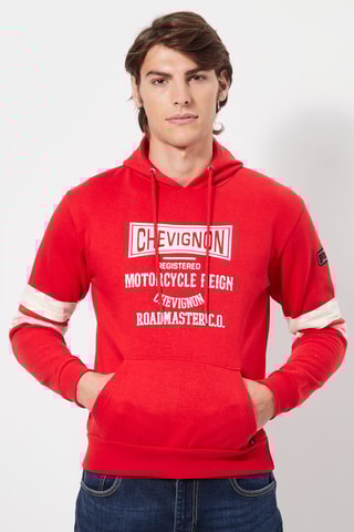Sweat à capuche Rouge