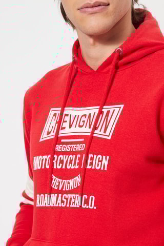 Sweat à capuche Rouge