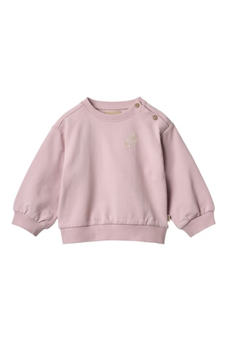 Biologisch Katoenen Sweater Embroidery Eliza - Lichtpaars