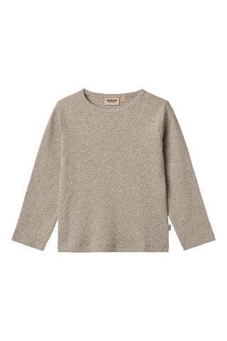 Biologisch Katoenen T-shirt - Gemêleerd Beige