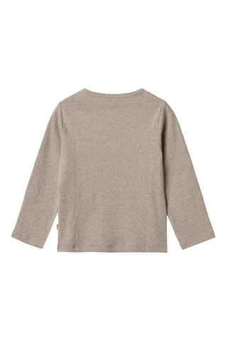 2 Biologisch Katoenen T-shirts - Marineblauw en Gemêleerd Beige