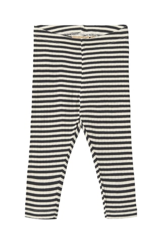 2 Biologisch Katoenen Leggings - Marineblauw en Donkergrijs