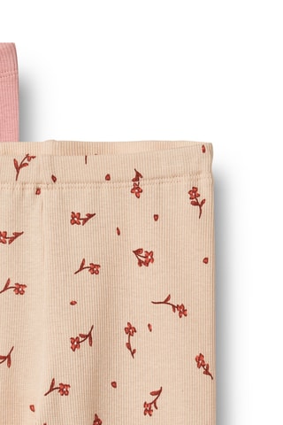 2 Biologisch Katoenen Leggings - Roze
