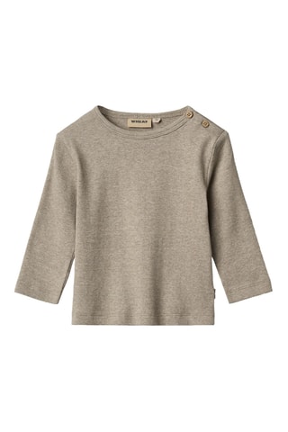 Biologisch Katoenen T-shirt - Lichtbruin