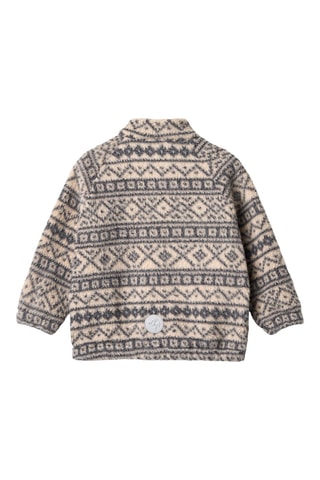Fleece Sweater - Beige en Grijs