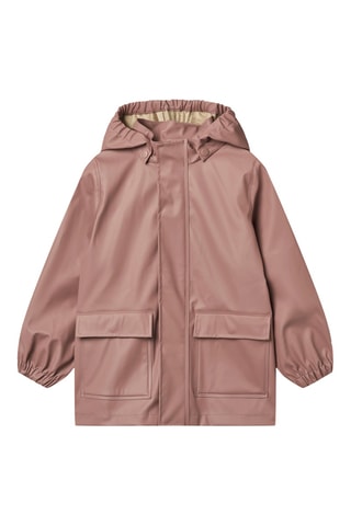 Regenjas met capuchon - Oudroze