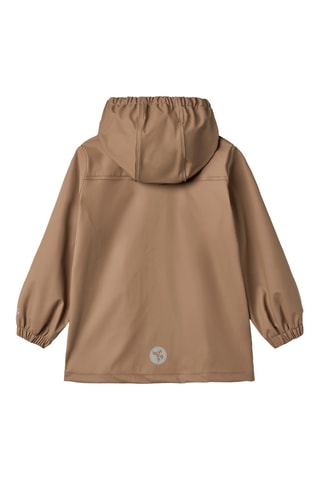 Regenjas met capuchon - Lichtbruin