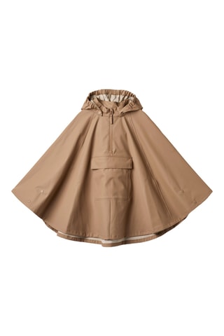 Regenjas met capuchon - Bruin
