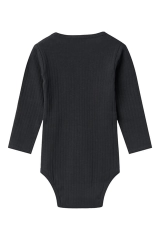 Biologisch Katoenen Bodysuit - Zwart