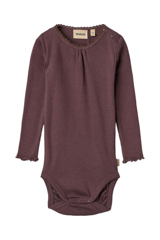 Biologisch Katoenen Bodysuit - Bruin