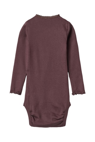 Biologisch Katoenen Bodysuit - Bruin