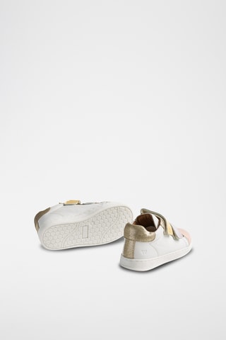 Leren Sneakers - Roze en Lichtpaars