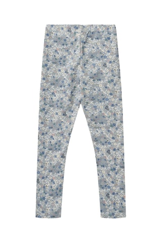 2 Biologisch Katoenen Leggings - Blauw