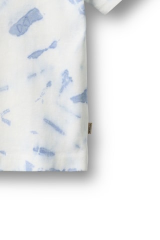 Biologisch Katoenen T-shirt Tie and Dye - Kobaltblauw