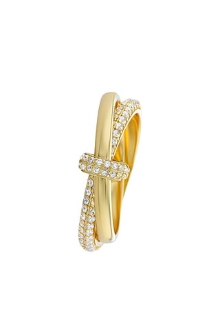Ring Zilver Doublé Geelgoud