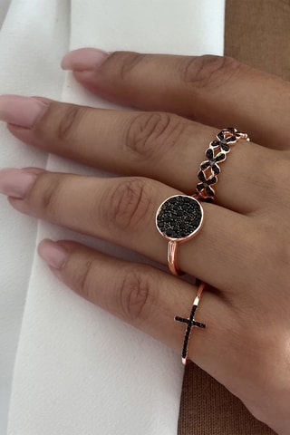 Ring Zilver Doublé Roségoud