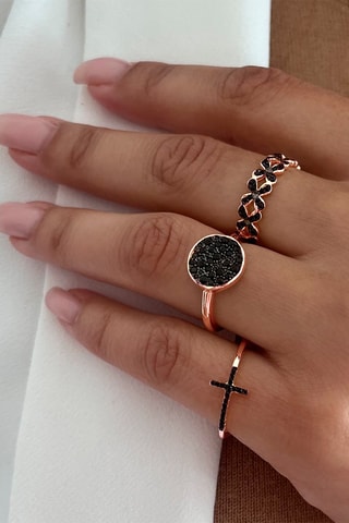Ring Zilver Doublé Roségoud