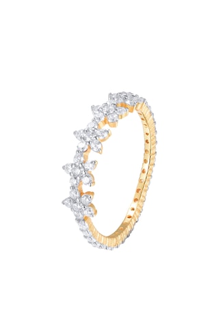 Bague - Argent plaqué or jaune