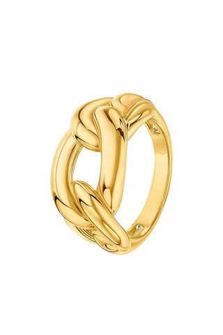 Bague - Argent plaqué or jaune