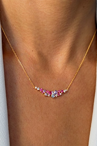Collier - Argent plaqué or jaune