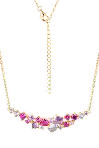 Collier - Argent plaqué or jaune