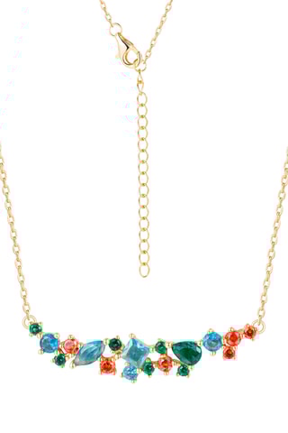 Collier - Argent plaqué or jaune