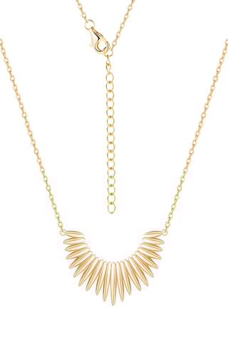 Collier - Argent plaqué or jaune