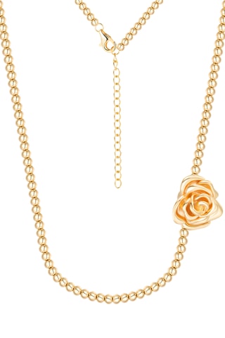 Collier - Argent plaqué or jaune