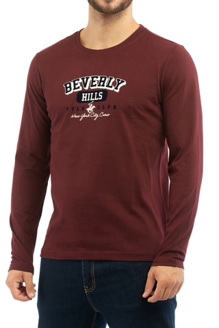 T-shirt - Bordeauxrood